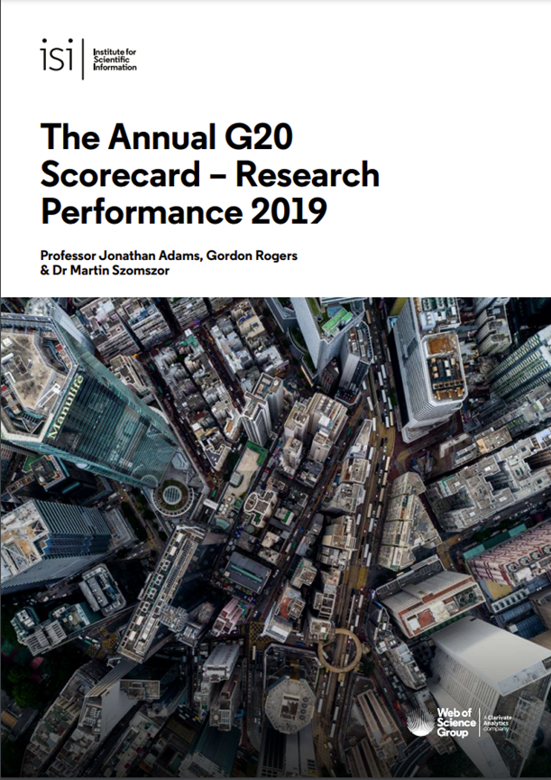 The Annual G20 Scorecard – Research Performance 2019
