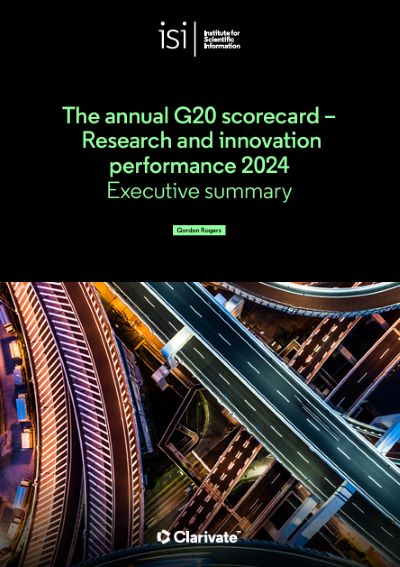 The annual G20 scorecard – Research performance 2024