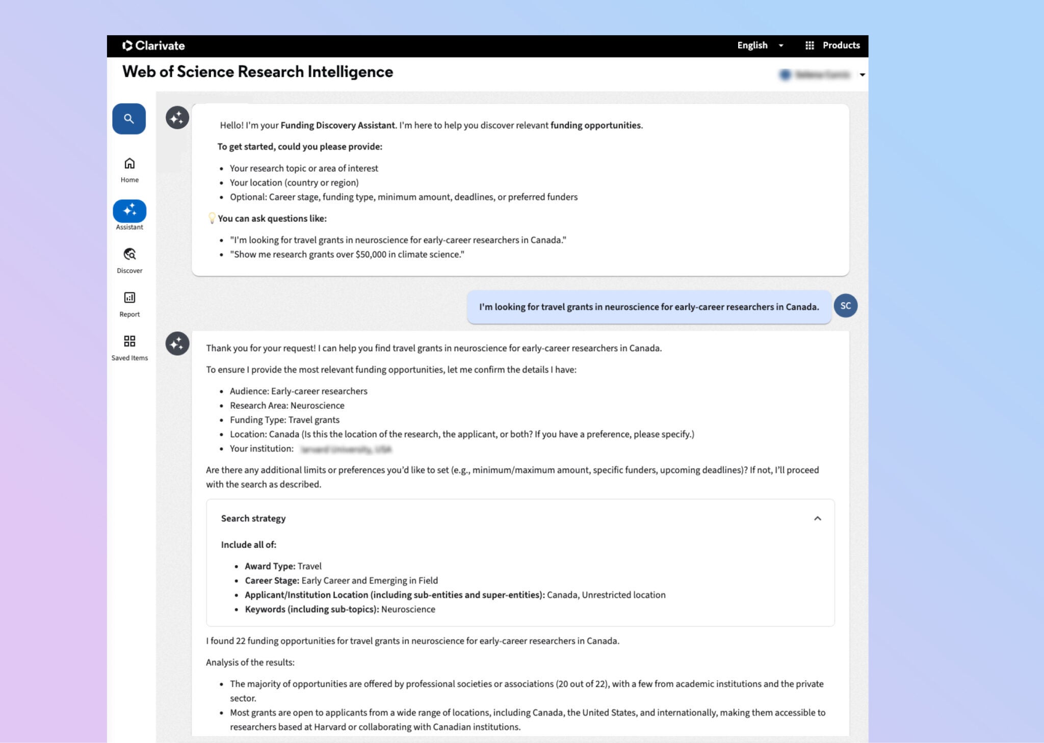 Web of Science Research Intelligence | Clarivate