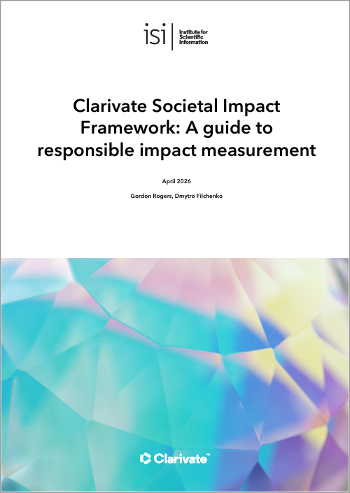 ISI Report - Clarivate Social Impact Framework