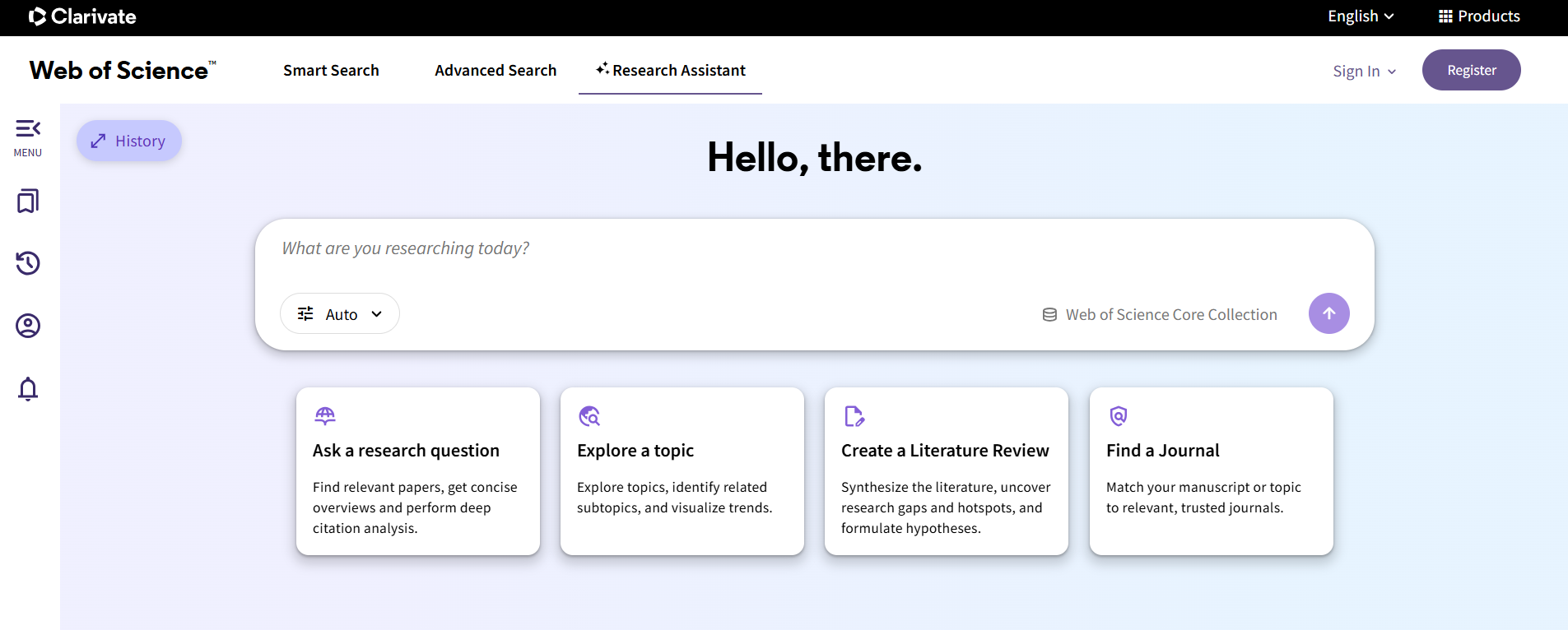 Μια πιο διαφανής, συνδεδεμένη εμπειρία στο Web of Science Research Assistant