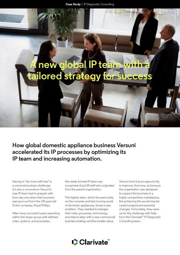 A new global IP team with a tailored strategy for success