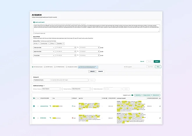 AI Search for fast yet reliable patentability and knock-out searches