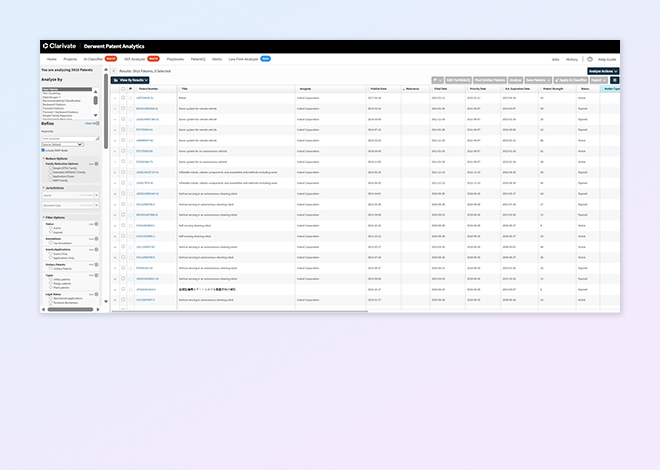 Rank and score patents using your own criteria