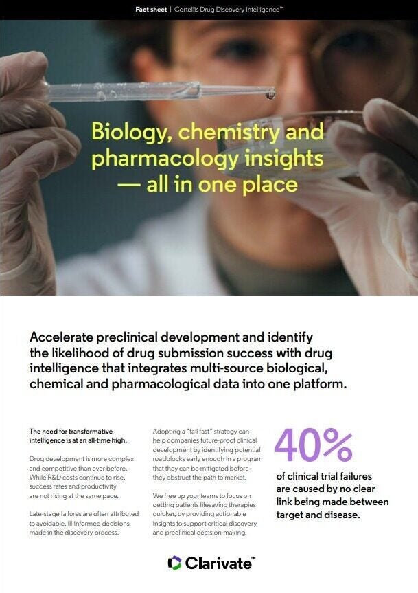 Biology, chemistry and pharmacology insights — all in one place