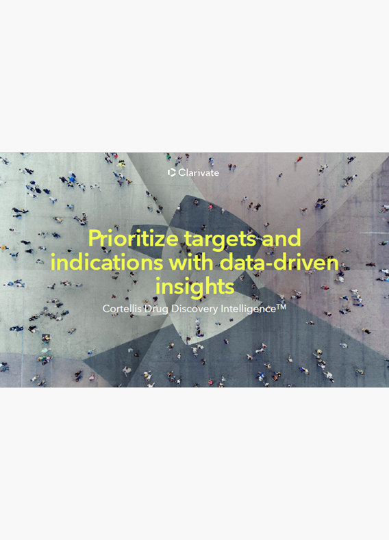 Cortellis Drug Discovery Intelligence - Prioritize targets and indications