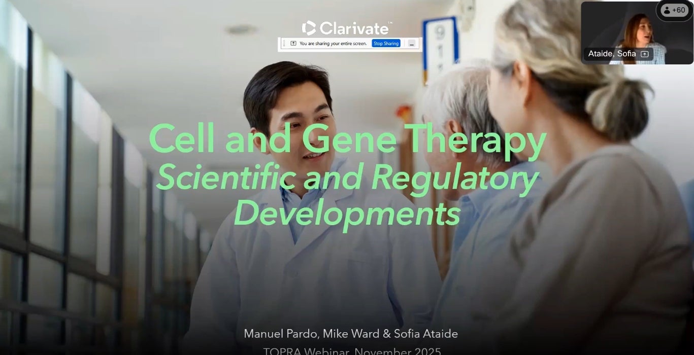 Cell and Gene Therapy Scientific and Regulatory Developments