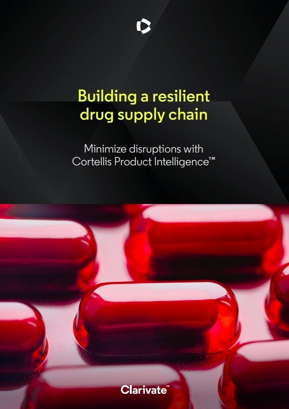 Building a resilient drug supply chain