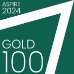 ASPIRE badge, indicating that the ProQuest Platform accessibility statement received the top score of 100 when last reviewed in 2024.
