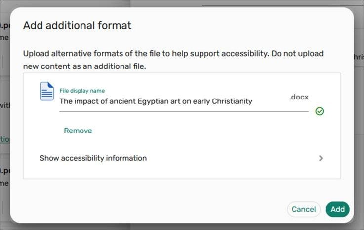 add additional media formats
